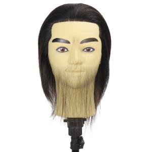 이용사 국가고시 시험용 통가발 100%인모 이용사(새치올백)
