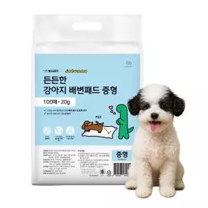 뽀시래기 든든한 강아지 배변패드 M 중형 100매