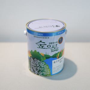 KCC 숲으로 친환경 페인트 유광 3.78L 백색 광택플러스 내부용 페인트