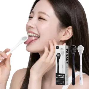 [백태/구취제로]브리올 딥클리닝 혀클리너SET(블랙+화이트)
