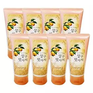 드봉 살구씨 듬뿍 살구맛사지 스크럽 클렌징폼 120g x8개