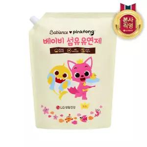 베비언스 핑크퐁 베이비 섬유유연제 2200ml 리필 1개