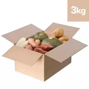 택배박스 280x200x160 100매 3KG 3키로 감자 고구마 농산물 김장 포장 상자