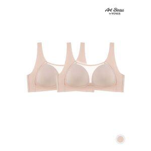 [아르보]포인트 매시 누디 노와이어 브라 1+1 HSET265 _P391510594