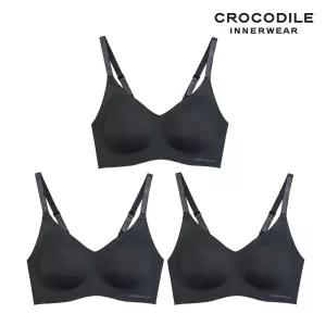 [크로커다일] 소프트 쿨인견 쉘론 볼륨핏 패드일체 후크형 브라 블랙 CDWBR5N22_3