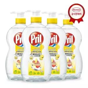 [헨켈][비밀] 헨켈 주방세제 프릴 베이킹소다/맑은식초 700ml(용기) x 4개
