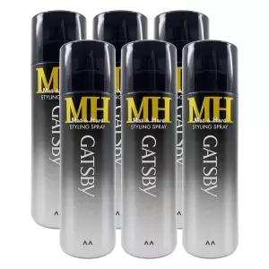 갸스비 매트&하드 6개 헤어스프레이 200ml gatsby 대용량