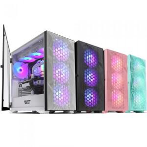 다크플래시 DLX21 RGB MESH 매쉬 강화유리 (블랙)