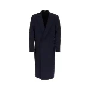 Alexander McQueen 싱글 브레스티드 V 넥 코트 749763QVU89 4260 TP934962880