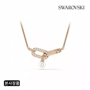 [/본사정품] Constella 로즈골드 크리스털 펄 목걸이 5728589
