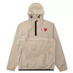 [명품] 25FW 여성 X K WAY 레드 와펜 아노락 자켓 베이지 AZ J502 051 3