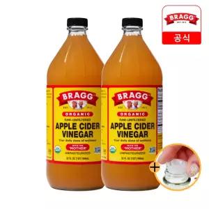 브래그 유기농 애사비 애플사이다비니거 사과식초 946ml, 2개