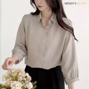 [웬디즈갤러리]아클라라 7부 블라우스 SBL103