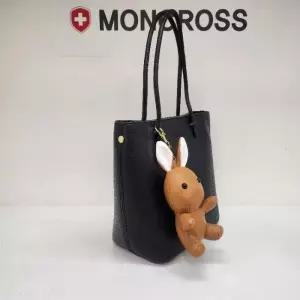 몽크로스 DP01 프리티토트백&크로스백 귀여운레빗참장식~~예쁜칼라  데일리 미니토트