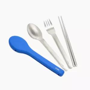 [에지리] 젤리빈 테이크아웃 커트러리 (블루)