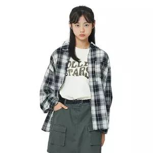 [소이] 남자 가을이월 오버핏체크셔츠(25F5331)