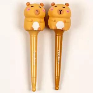 카피바라 말랑이 중성펜 캐릭터 젤펜 랜덤