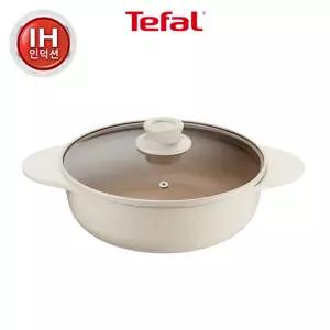 [테팔] 세라믹 인덕션 주물 아이콘 오트 밀크 전골냄비 24cm