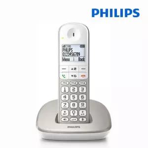 필립스 디지털 무선 전화기 1.7GHz XL490+AA건전지20개