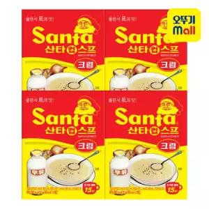[오뚜기] 산타컵스프 크림 66g 4개