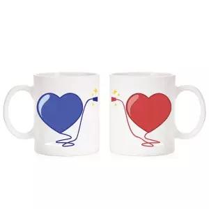 [셀러에이드]나만의 커플머그컵 2P 세트 도자기머그