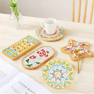 냄비받침 만들기 DIY 타일 티코스터 컵받침 크리스마스