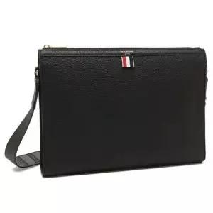 톰브라운 THOM BROWNE 25FW 페블 그레인 사선 크로스바디 도큐먼트 홀더 UAG177A 00198 001)