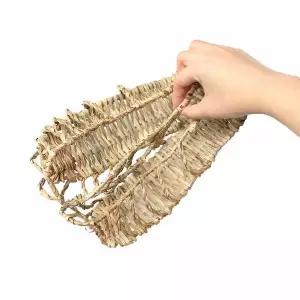 [더담고]장식용 풀 짚신 ( 액막이 액땜 선물 추석 설날 전통 생활 체험 옛날신발 한옥 인테리어 공예품 )