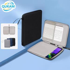 QUKAM 9-13인치 태블릿 충격 방지 가방 아이패드 a16 케이스 2025 에어 프로 11/13 샤오미 5 삼성 폰 키보