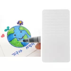 사각 무지 셀룰로스 수세미 10개입 폼폼 페이퍼 제로웨이스트 압축 스펀지 탄소 중립 친환경