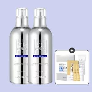 탄력&보습&미백 완벽케어! 닥터펩티 펩타이드 버블에센스 2.0 100ml 2개 세트 + 샤쉐 20매 + 마스크팩 5매입