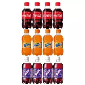 환타오렌지 코카콜라 웰치스포도 300ml 3종세트 12병