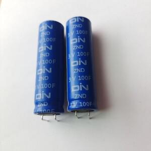 (1-10PCS)3V 100F 18x61mm 플러그인/평면형 슈퍼커패시터/슈퍼 패러데이 커패시터 3V 백업 전원 공급 장치