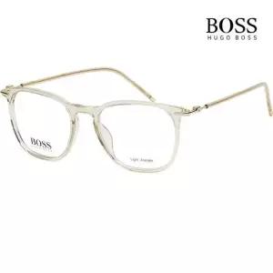 휴고  안경테 BOSS1313 IXE 브라운 투명 뿔테 명품 패션