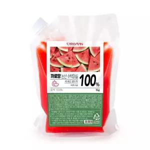까로망 논산 리얼 수박주스 1kg x 2개