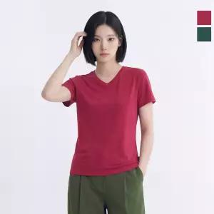 웨스트우드 여성 베이직 브이넥티_WO2WTTR456