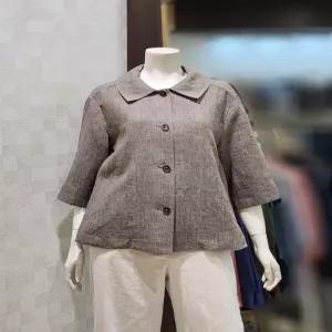 [벨라디터치] V1F2JK33 카라넥 린넨 자켓