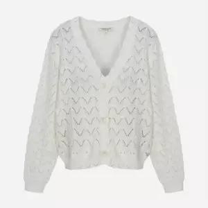 써스데이아일랜드 [본사직영] 크로쉐 니트 가디건_T252ACD135W