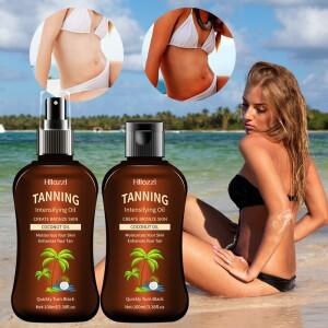 100ml/3.38fl.oz 코코넛 태닝 오일 Sunless TannersIntensifying Oil 새로운 여름 제품