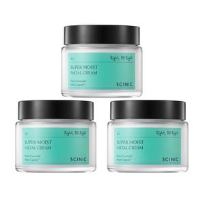 싸이닉 슈퍼 모이스트 페이셜 119 수분크림 80ml / 건성 미백 주름개선 3개
