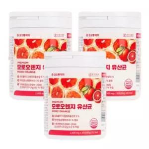코오롱제약 모로오렌지 생유산균 분말 비타민CD 맛있는유산균 스틱 30포, 3개