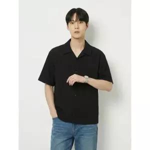 HANGTEN 남성 크링클 하프 슬리브 셔츠_100(10570-020-405-69) 186559