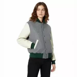 엔지니어드 가먼츠 Varsity Jacket_Grey Wool Melton (23F1H051-AL002) (바시티 자켓)