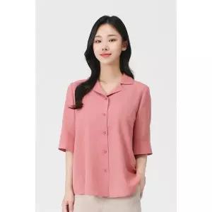 [PAT]셋업)폴리 오픈카라 블라우스 1L4259405_DG