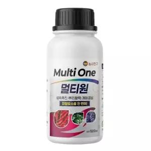 멀티원 500ml 미량요소 복합비료 한번에 아미노산 마그네슘 붕소 철 구리 몰리브덴 사과 감귤 고추