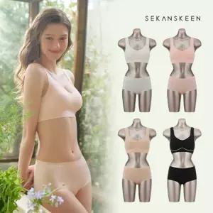 세컨스킨 26SS 젤와이어 퓨징 브라팬티 4세트