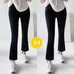 [비비드글램]1 1 아이스 부츠컷 레깅스 팬츠 FREE 4XL 국내생산