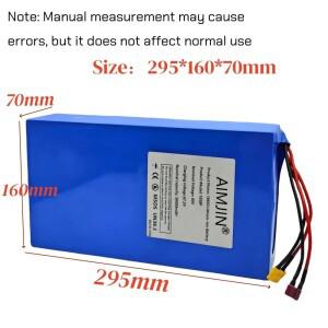 신형 60V 30Ah 배터리 16S8P 3000W 리튬 내장형 BMS 고출력 팩