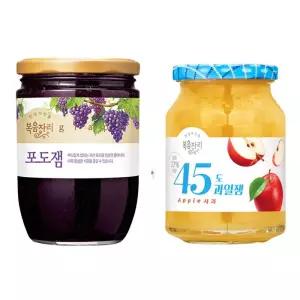 복음자리 포도잼 620g + 45도 사과잼 350g