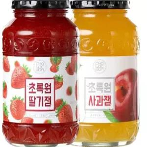 마켓다인Z 딸기잼1kg사과잼1kg 베이킹재료 토스트잼스프레드 쨈종류